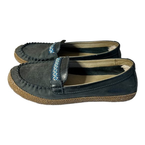 Ugg Leather Slip On Loafers - Picture 4 of 7